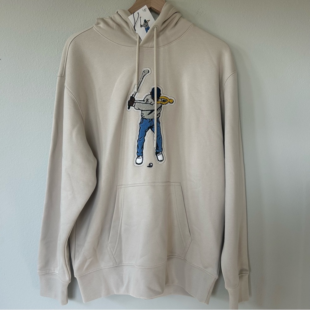 Eastside Golf Swingman Hoodie Men’s Medium Pumice Gray Pullover NWT